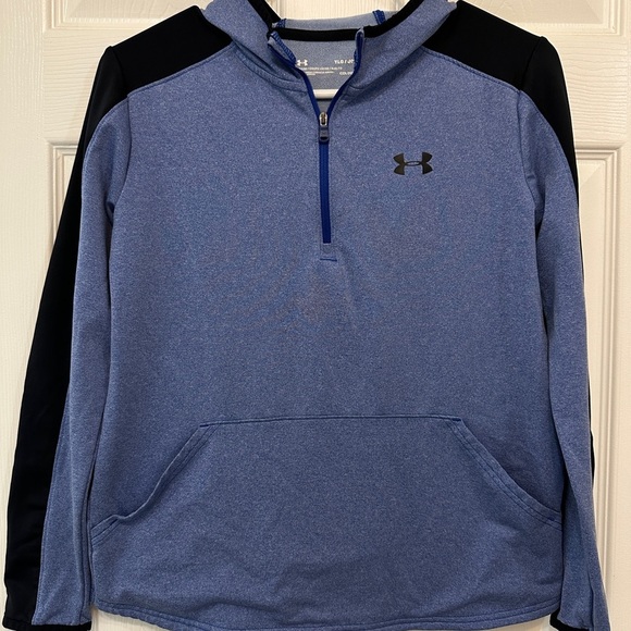 Under Armour Blue and Black Hoodie YLG - Picture 1 of 4
